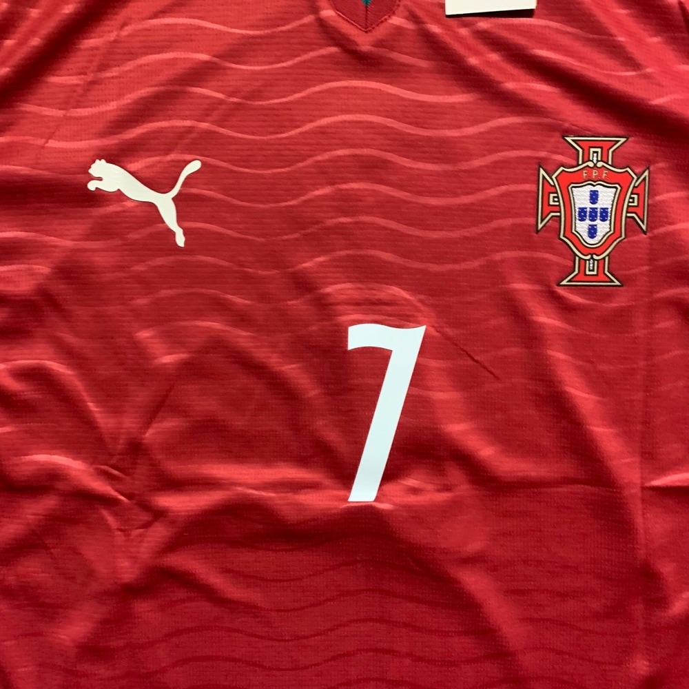 Puma Portugal Cristiano Ronaldo 7 Soccer Jersey Mens Red New NWT - Picture 7 of 12